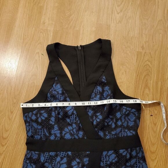 Harlyn Two-Tone Lace Surplice Cocktail Dress sz 2X - Picture 9 of 12